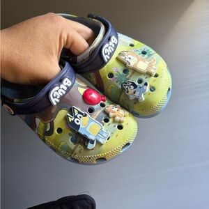 CROCS Kids Water Shoes - Blue and Green